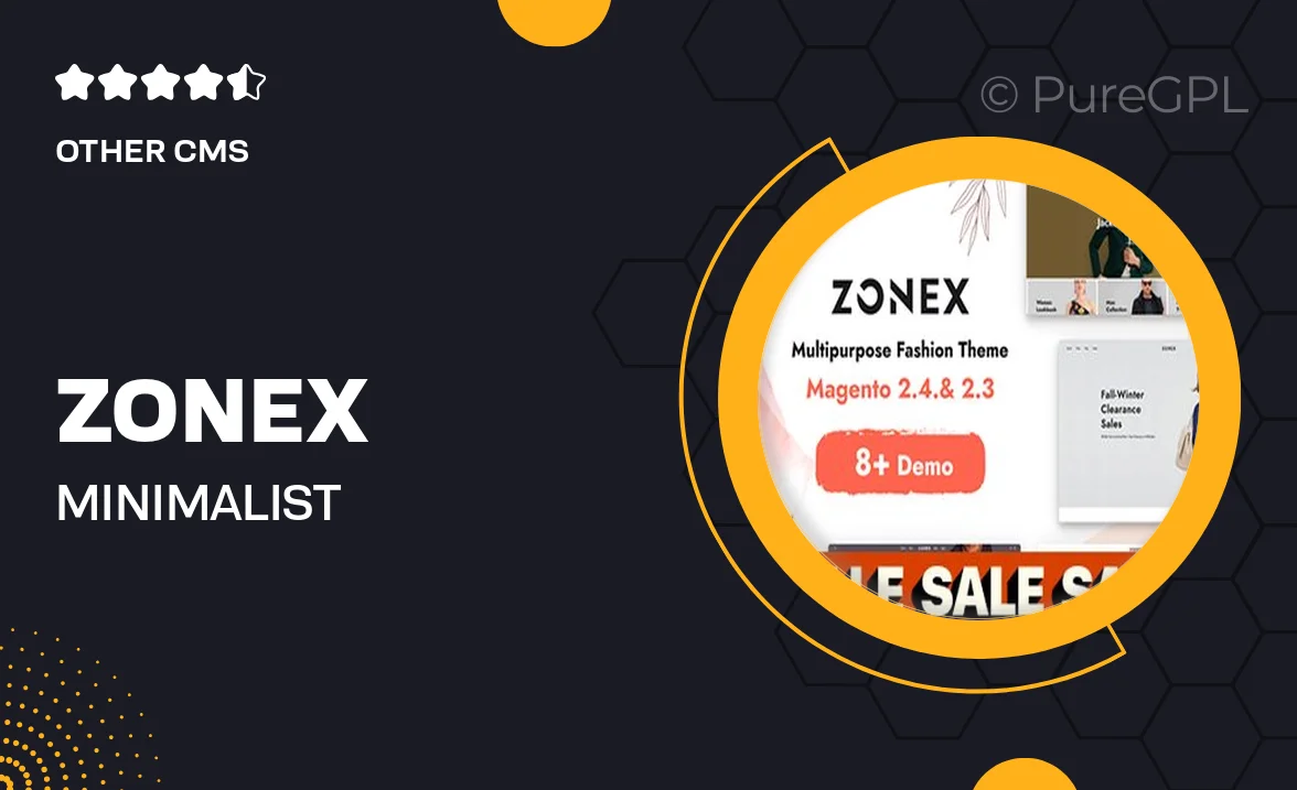 Zonex – Minimalist Responsive Magento 2 Fashion Theme