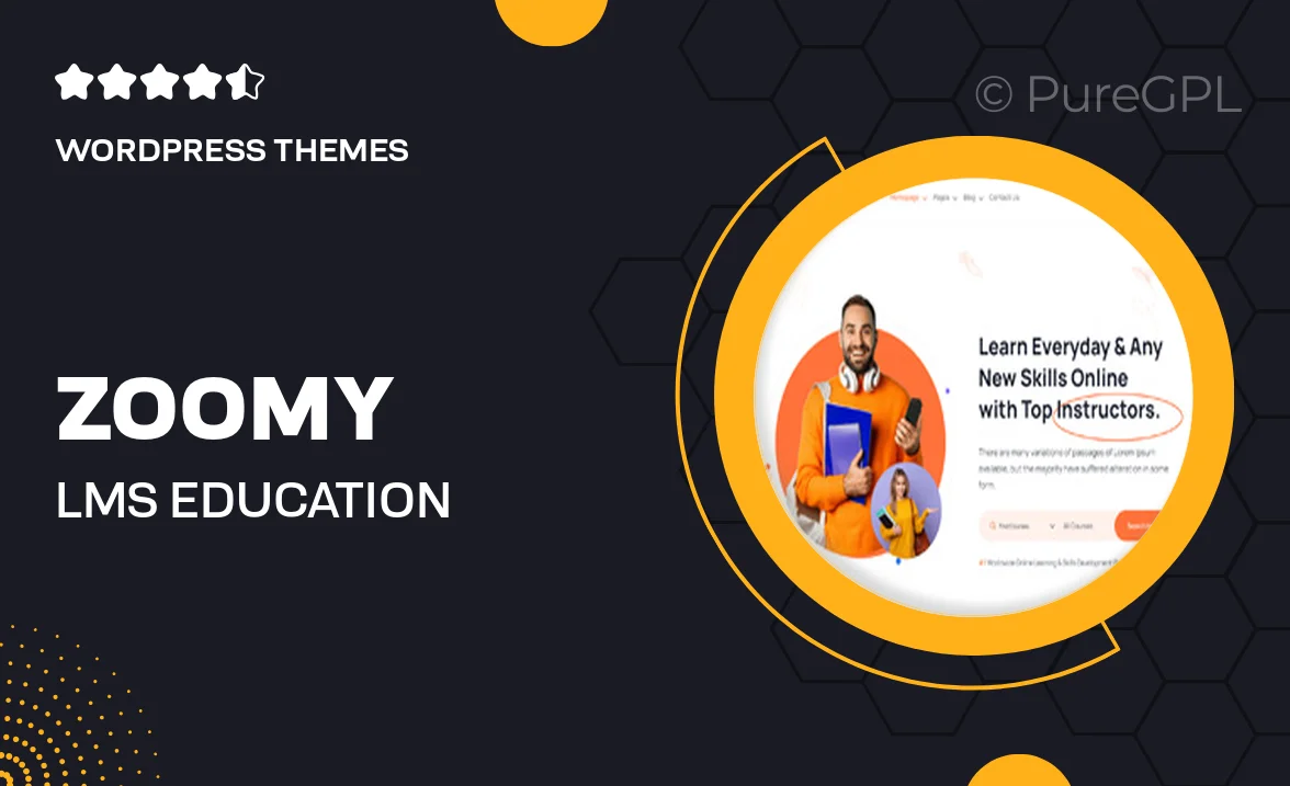 Zoomy – LMS & Education WordPress Theme