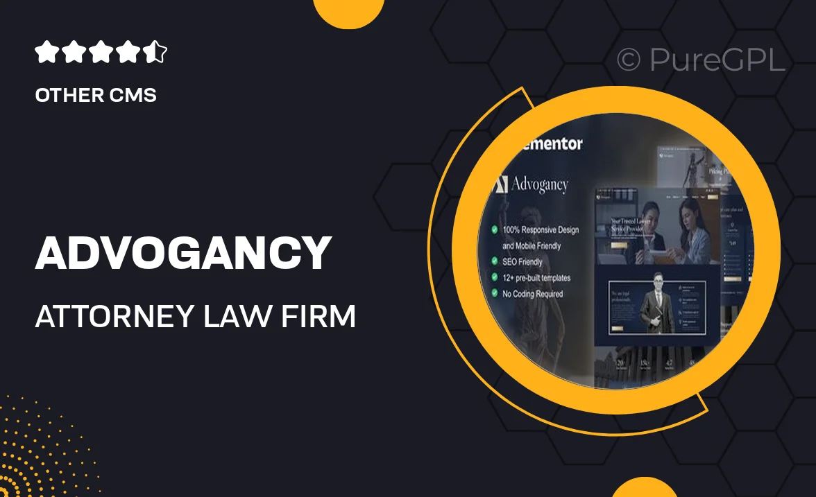 Advogancy – Attorney Law Firm Elementor Pro Template Kit