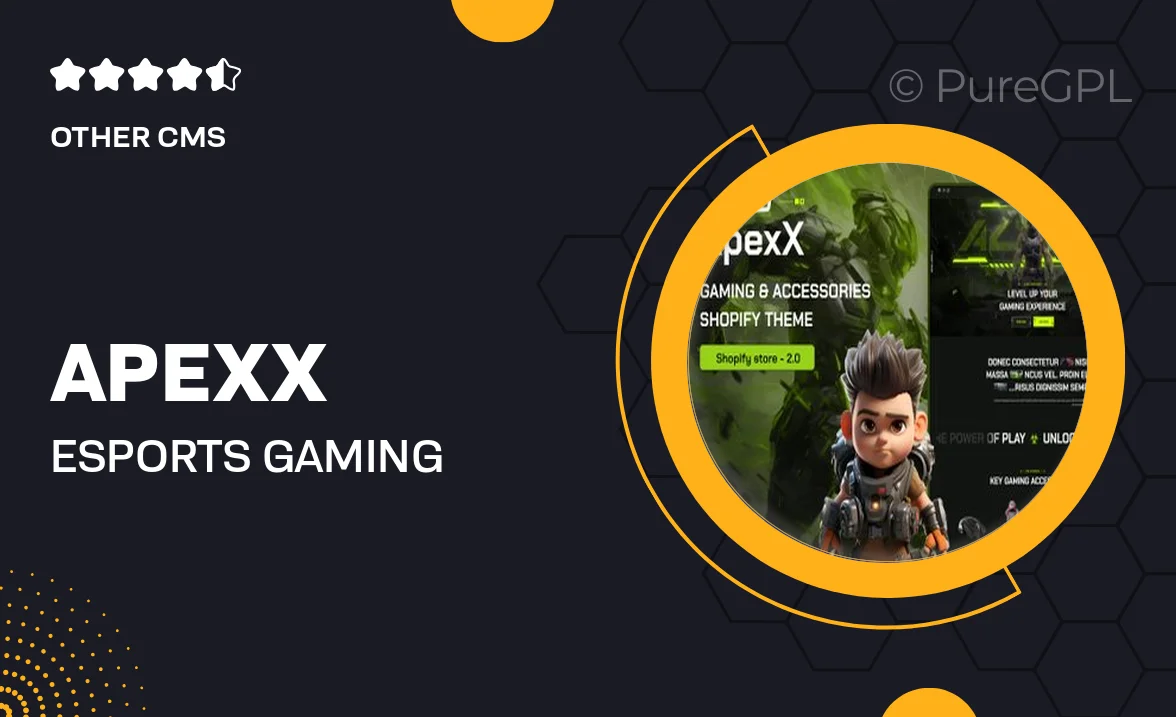 ApexX – Esports & Gaming Store Shopify Theme