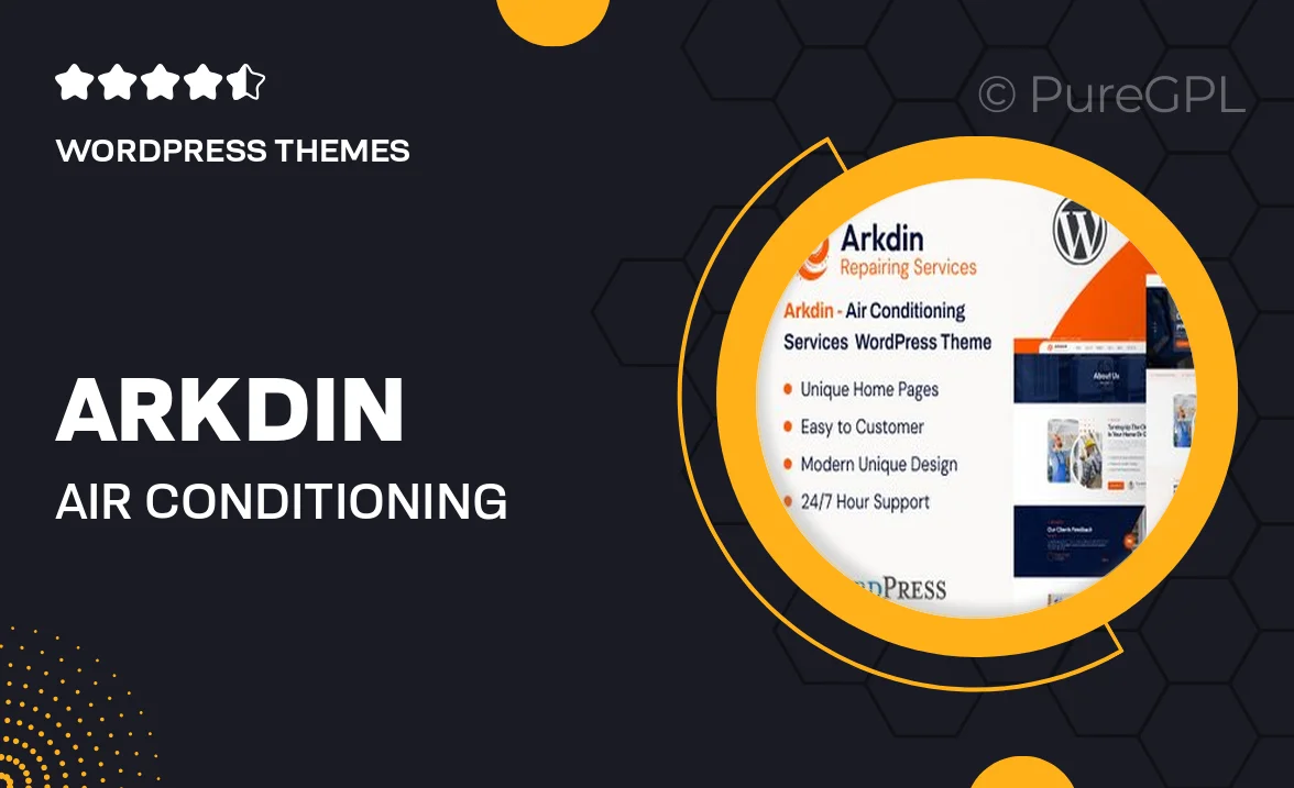 Arkdin – Air Conditioning Services WordPress Theme