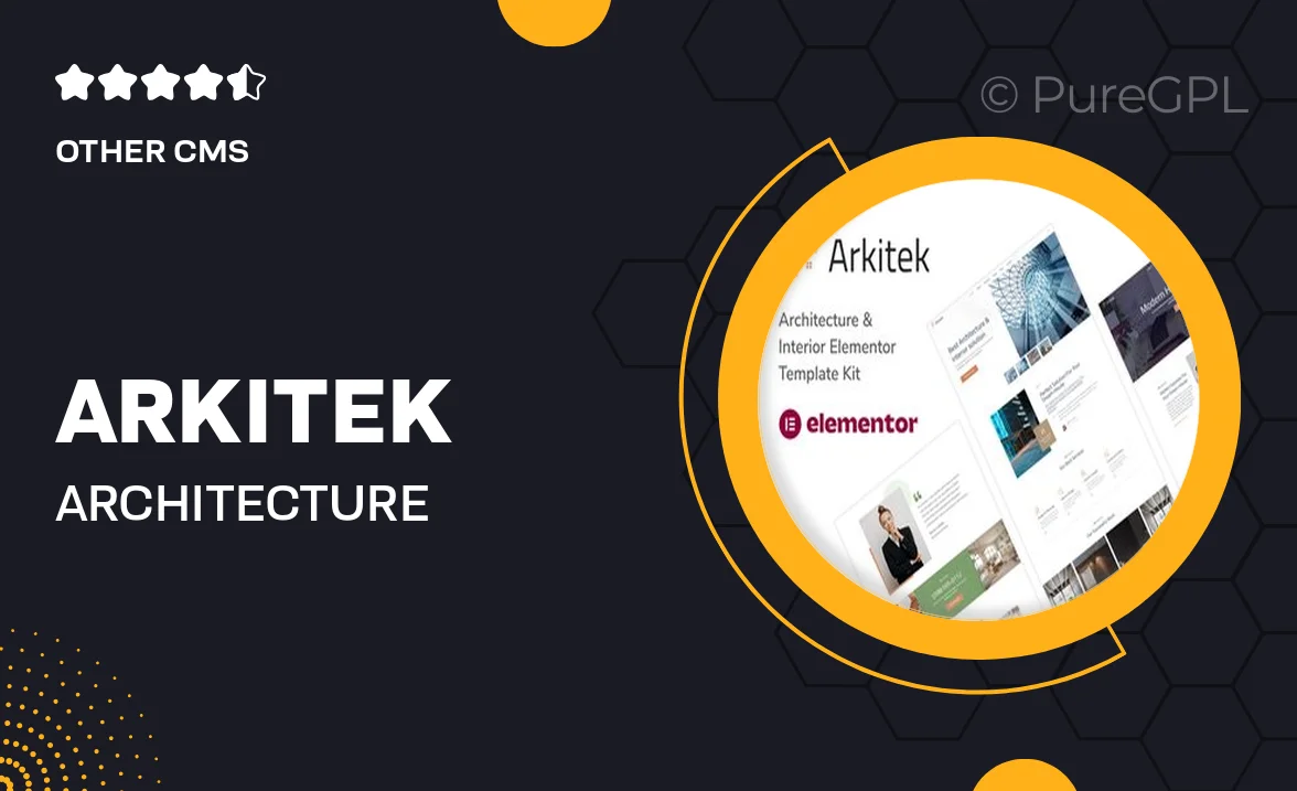 Arkitek – Architecture & Interior Elementor Template Kit