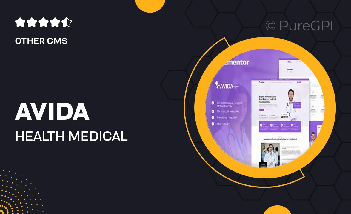 Avida – Health & Medical Elementor Template Kit