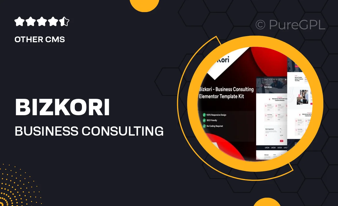 Bizkori – Business Consulting Elementor Pro Template Kit