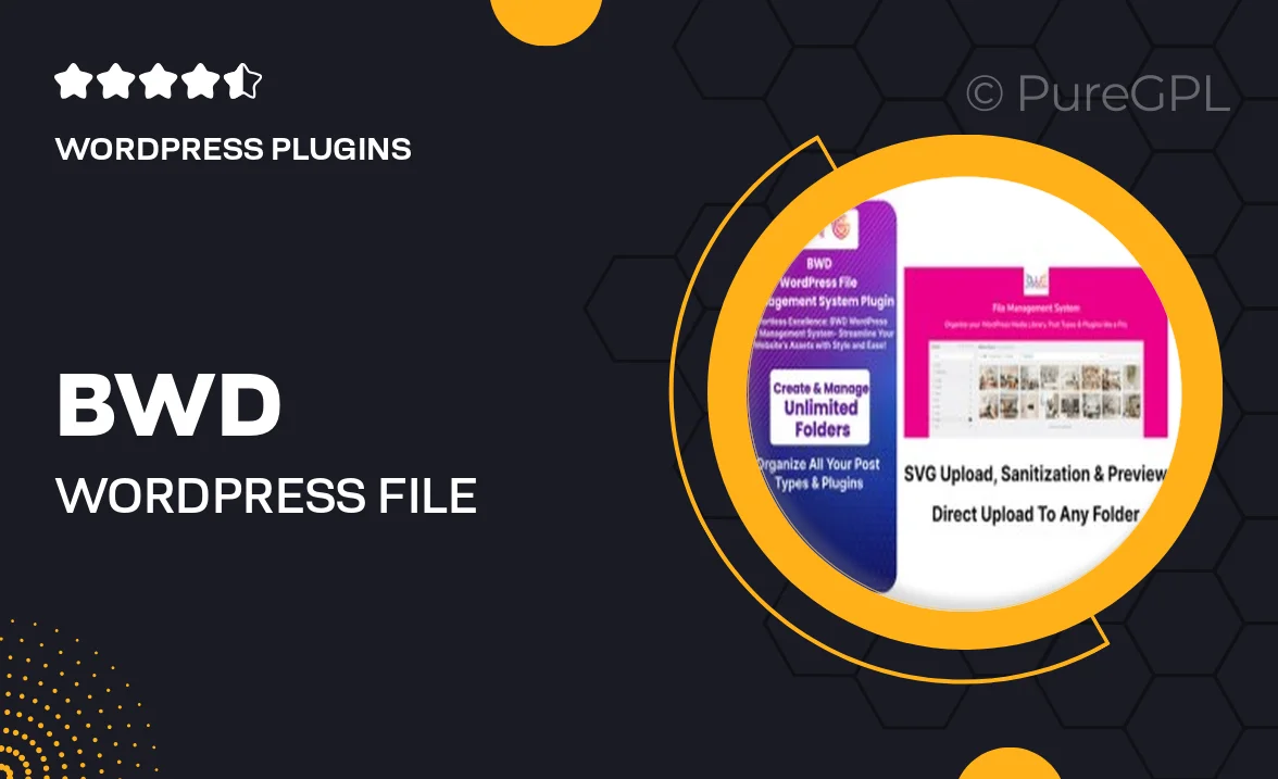 BWD WordPress File Management System