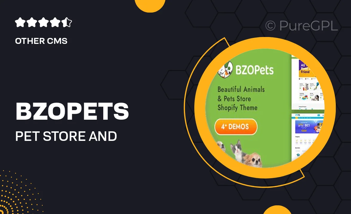 BzoPets – Pet Store and Supplies Shopify 2.0 Theme