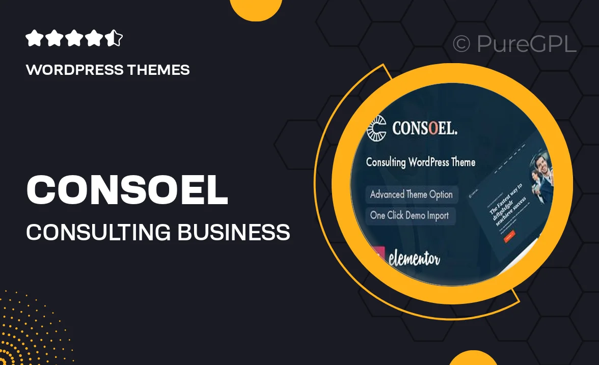 Consoel – Consulting Business WordPress Theme