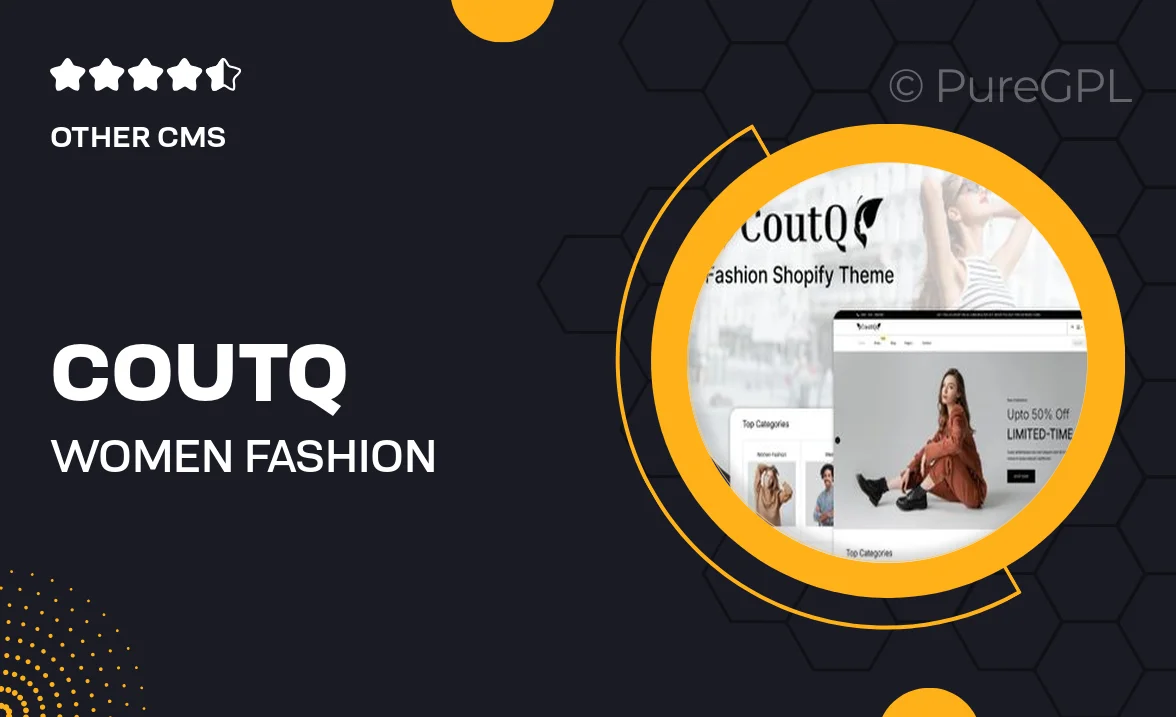 Coutq- Women Fashion Shopify theme