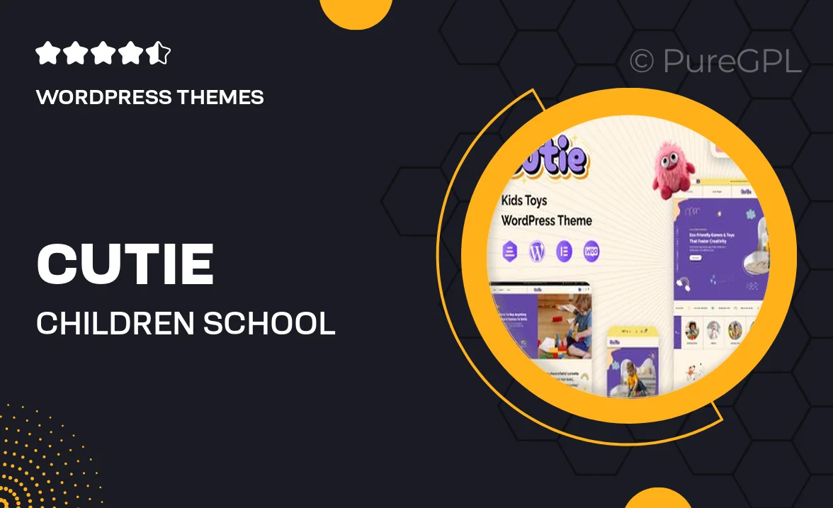 Cutie – Children School, Toys Store Theme