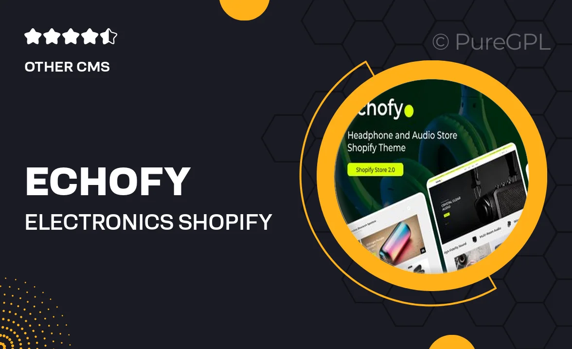 Echofy – Electronics Shopify Theme