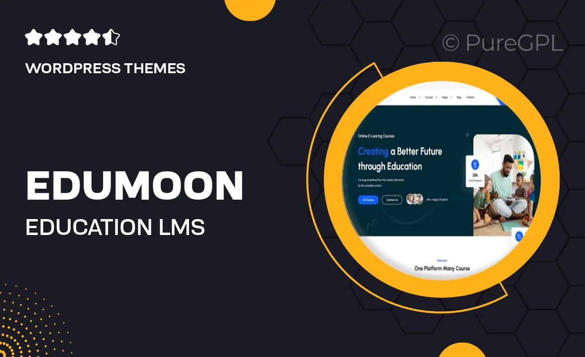 Edumoon – Education LMS WordPress Theme