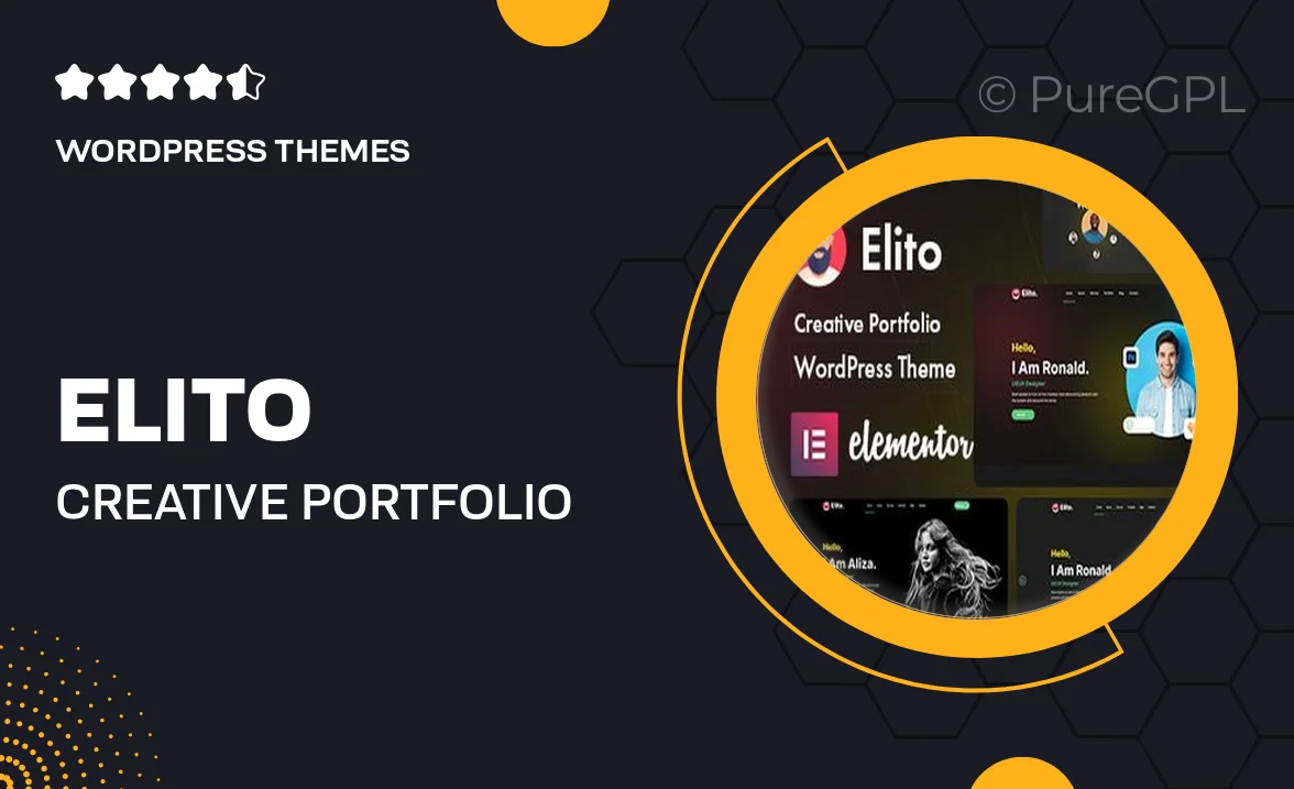 Elito – Creative Portfolio WordPress Theme