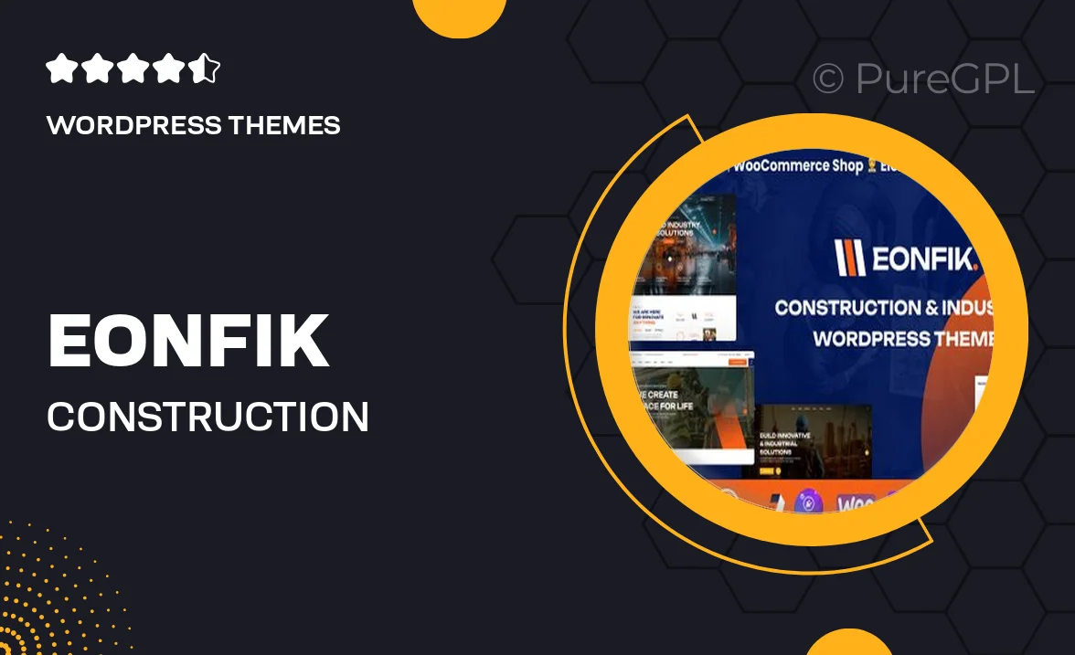 Eonfik – Construction & Industry WordPress Theme