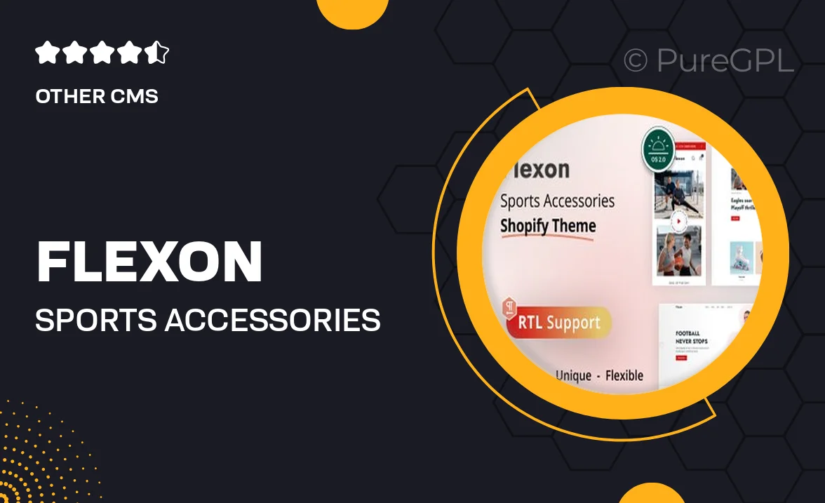 Flexon – Sports Accessories Shopify Theme