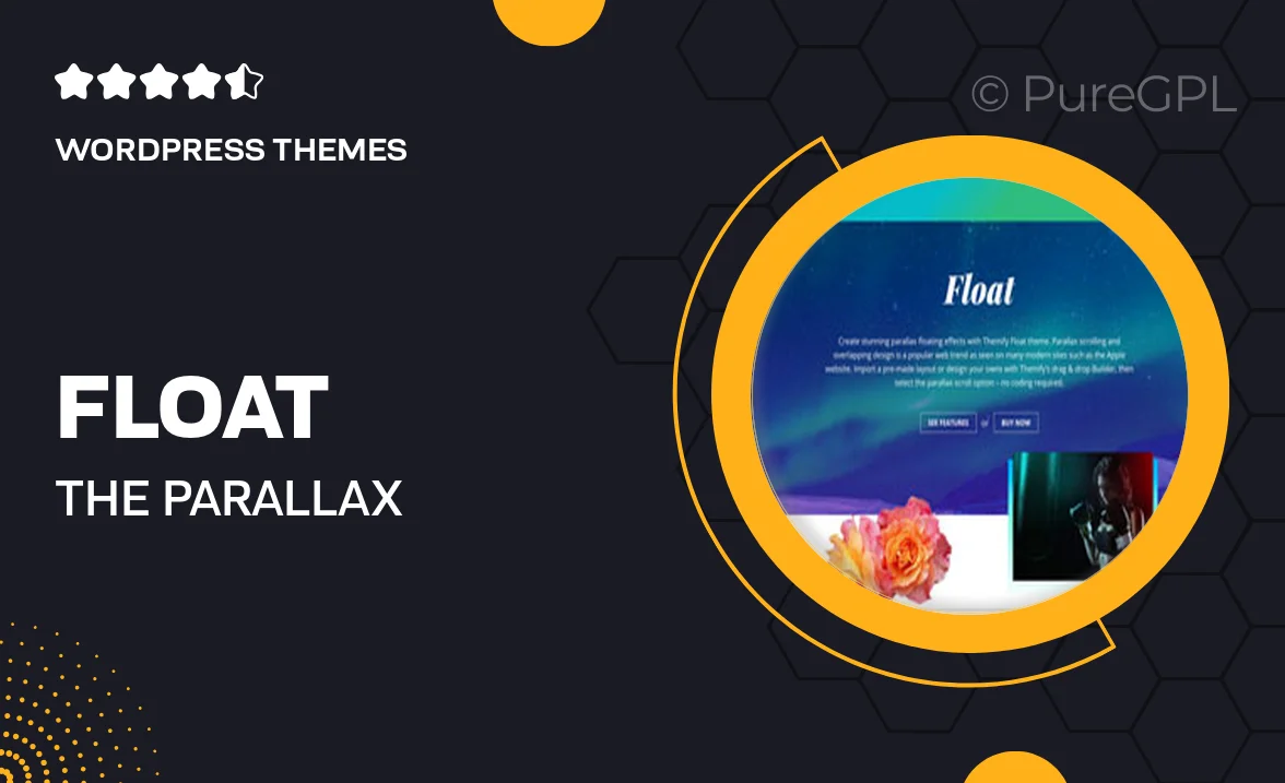 Float – The Parallax Overlapping Designed WordPress Theme