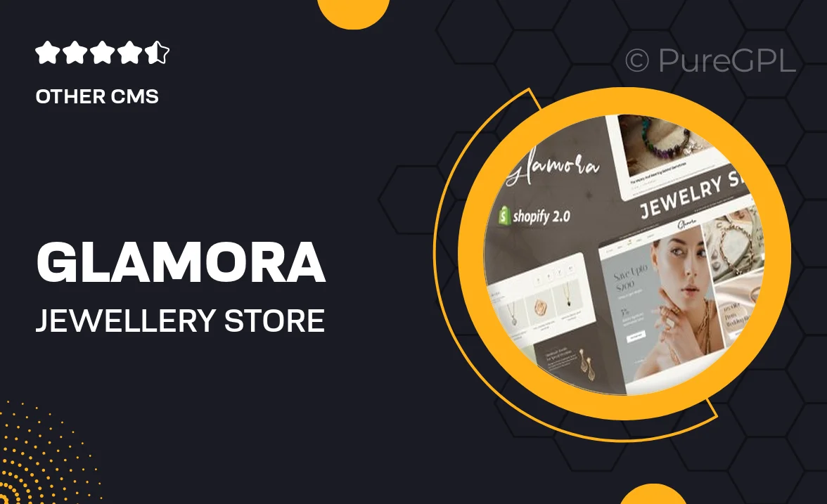 Glamora – Jewellery Store Shopify