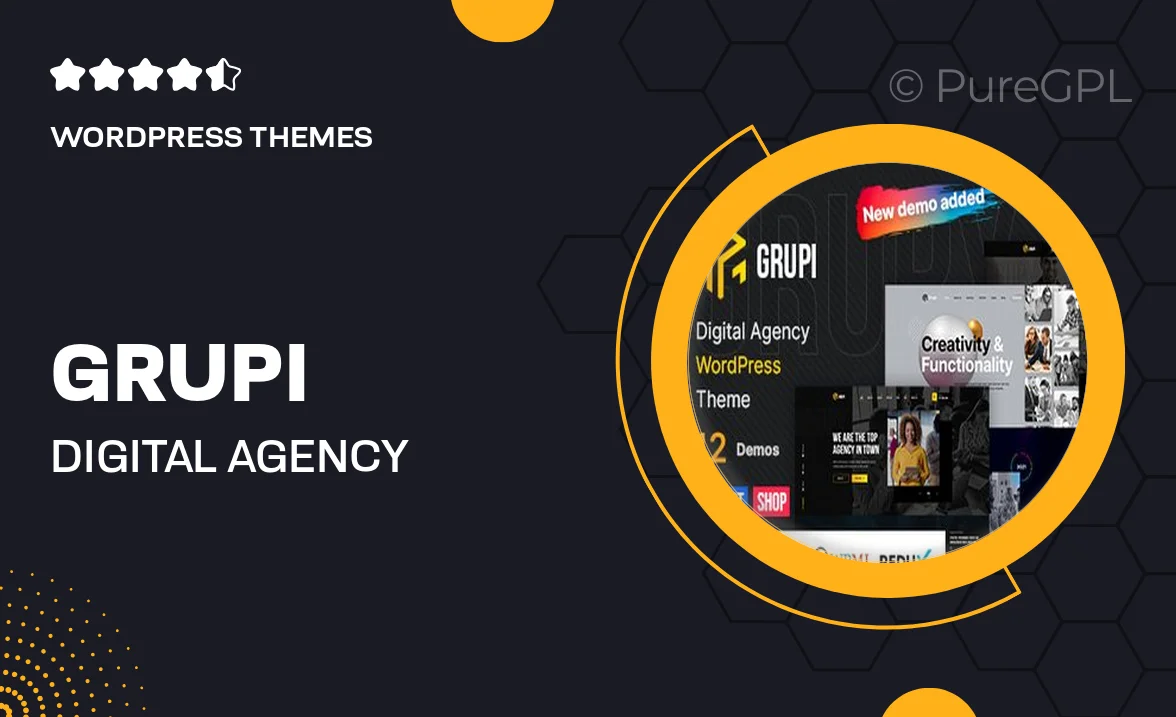 Grupi – Digital Agency WordPress Theme