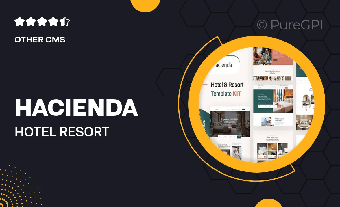 Hacienda – Hotel & Resort Elementor Template Kit