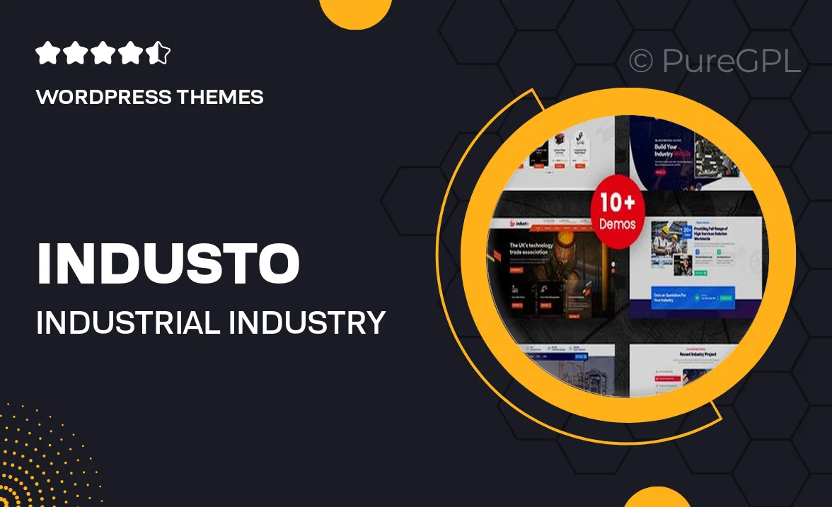 Industo – Industrial Industry & Factory WordPress