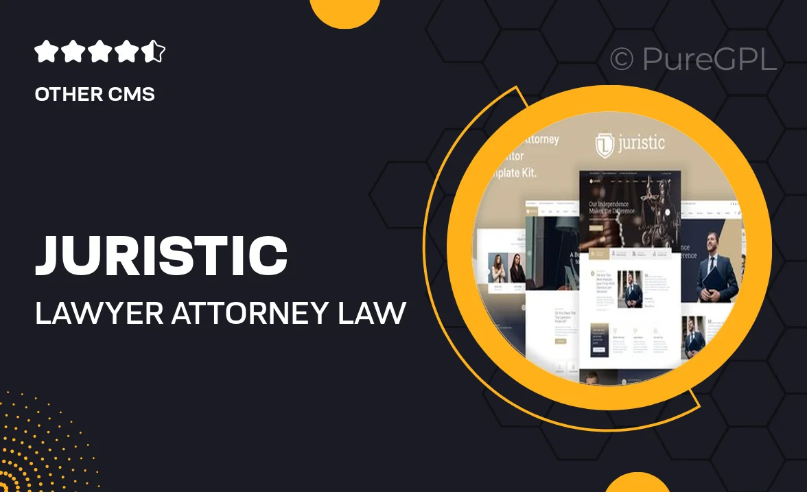 Juristic – Lawyer Attorney & Law Firm Elementor Template Kit