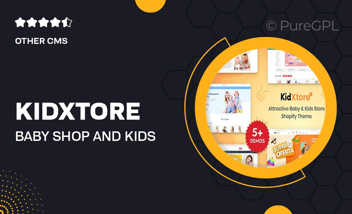 KidXtore – Baby Shop and Kids Store Shopify 2.0 Theme