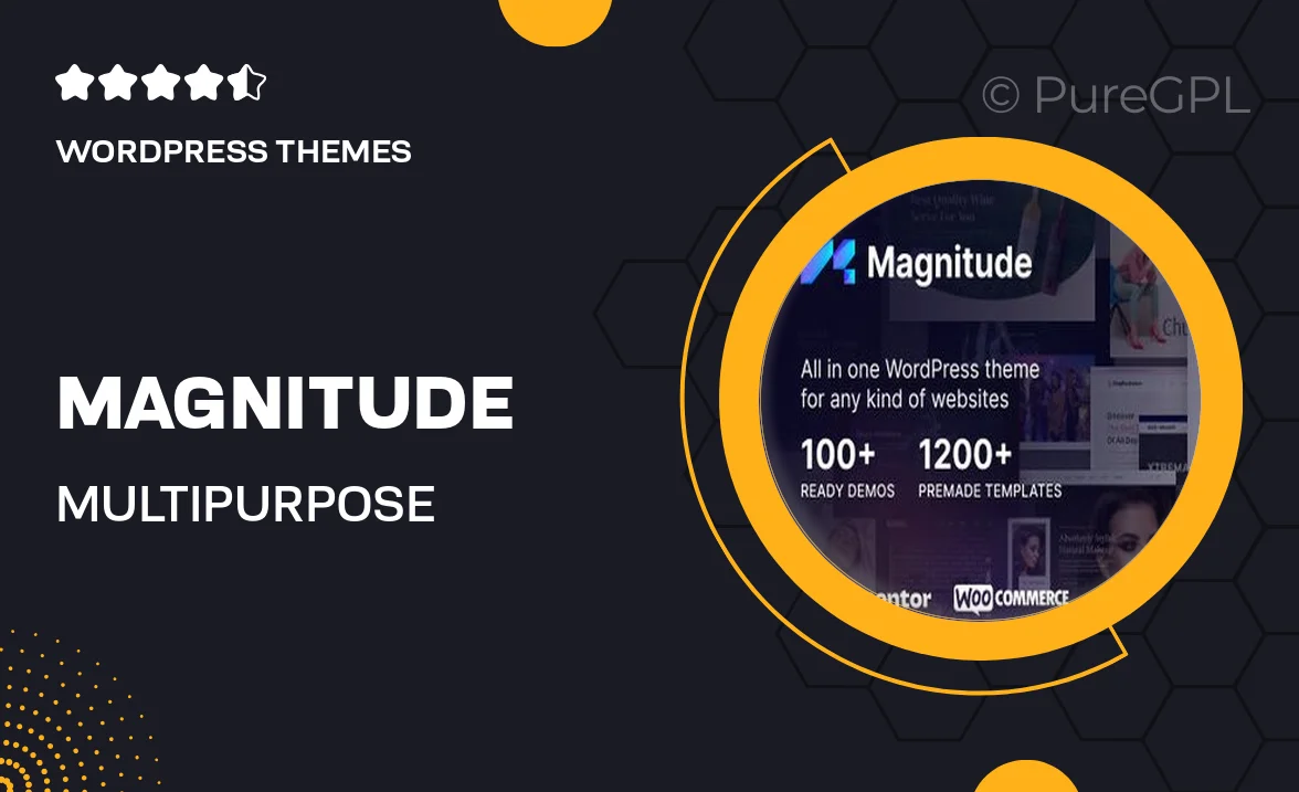 Magnitude – Multi-Purpose Elementor Website & eCommerce Builder WordPress Theme