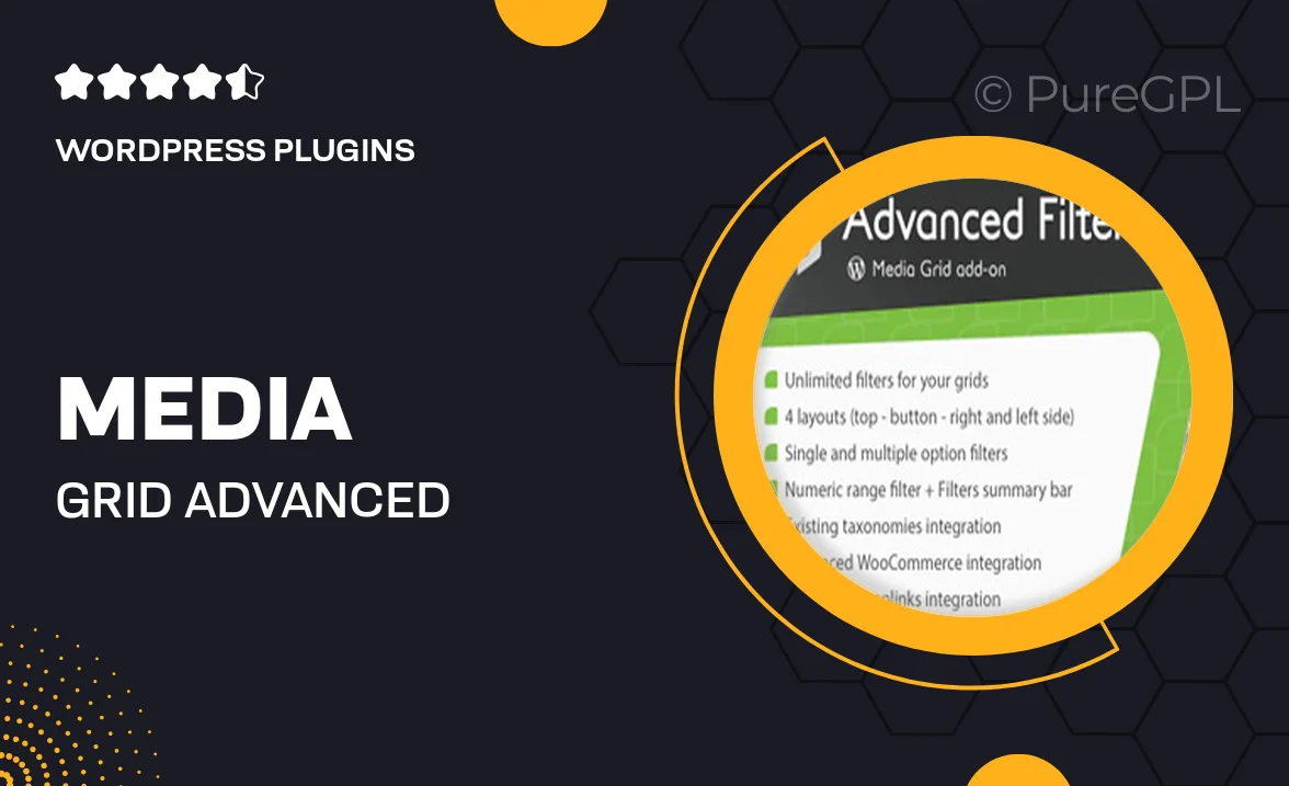 Media Grid – Advanced Filters add-on