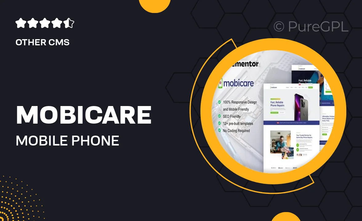 MobiCare – Mobile Phone & Computer Repair Elementor Pro Template Kit