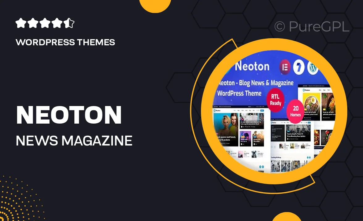 Neoton – News Magazine WordPress Theme