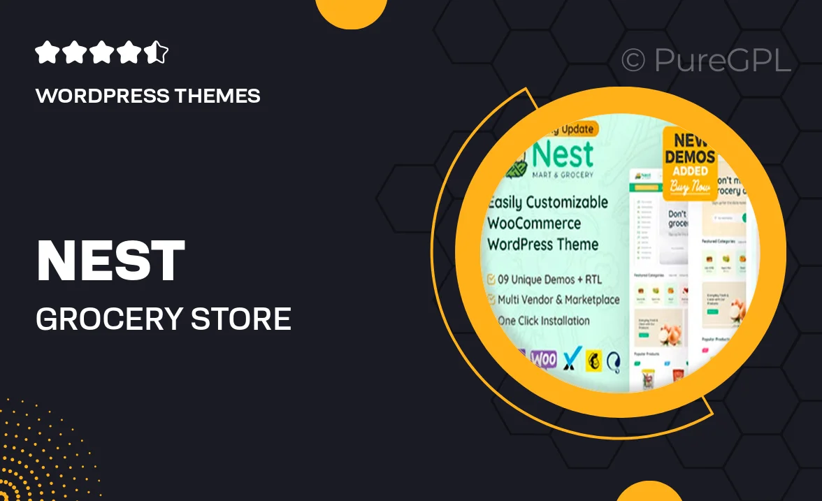 Nest – Grocery Store WooCommerce WordPress Theme