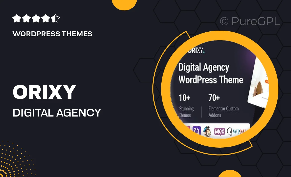 Orixy – Digital Agency WordPress Theme