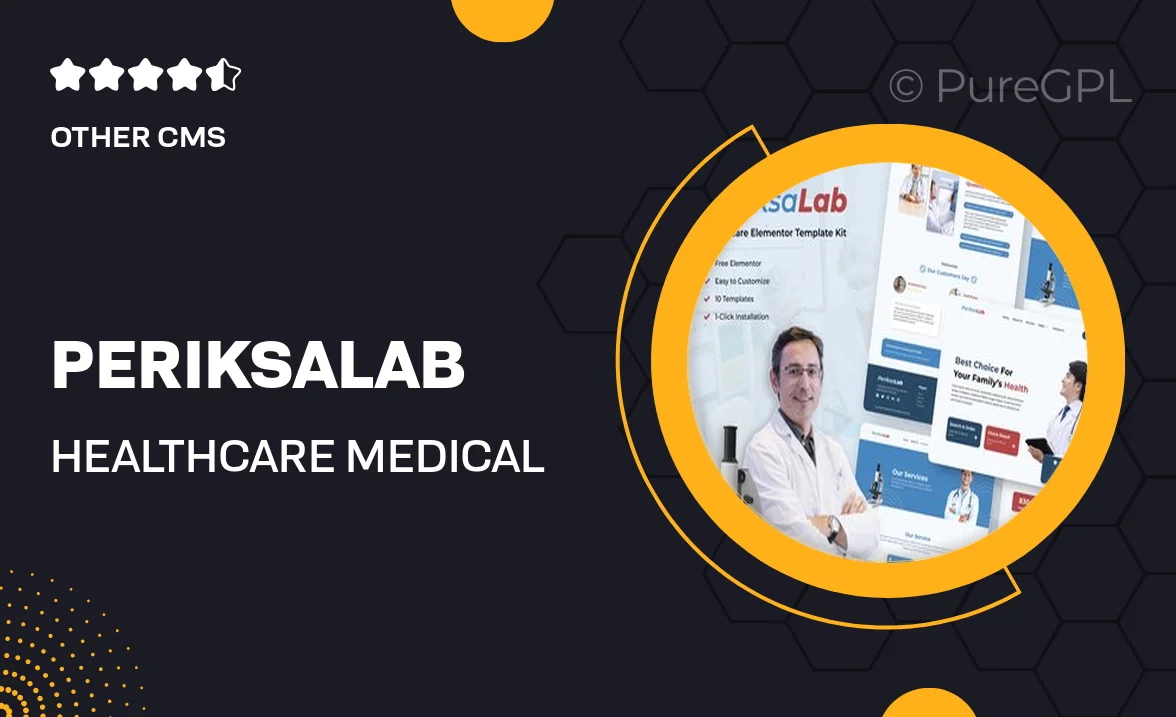 Periksalab – Healthcare & Medical Clinic Template Kits