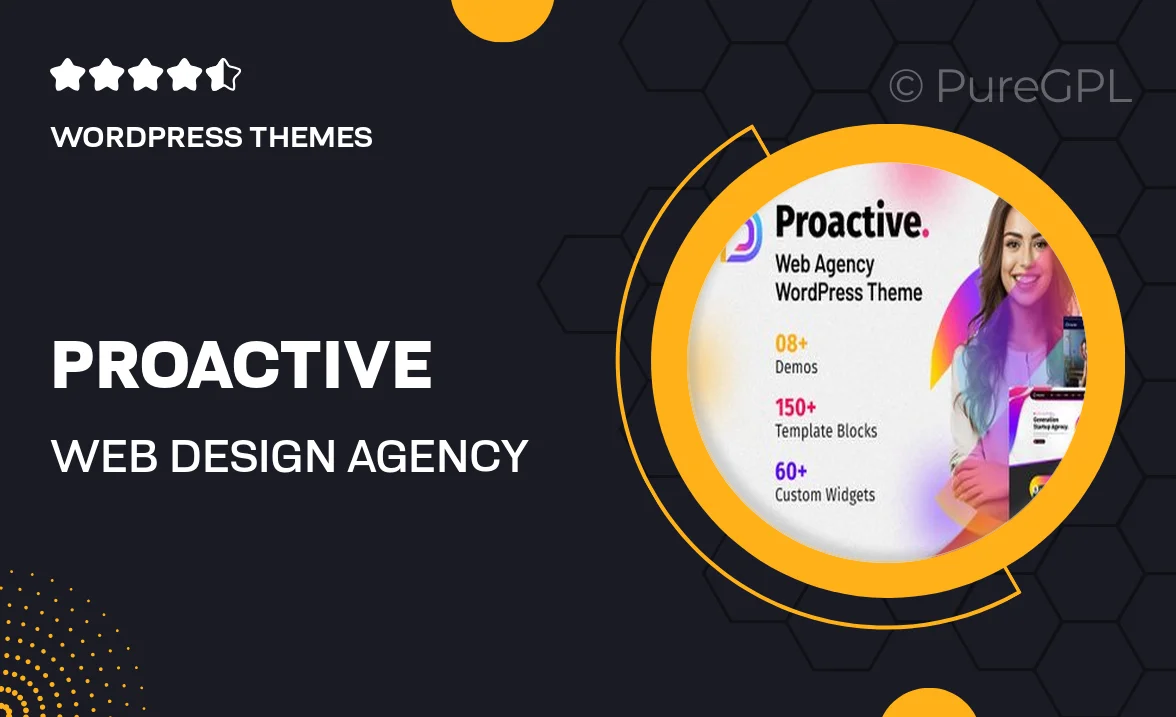 Proactive – Web Design Agency WordPress Theme