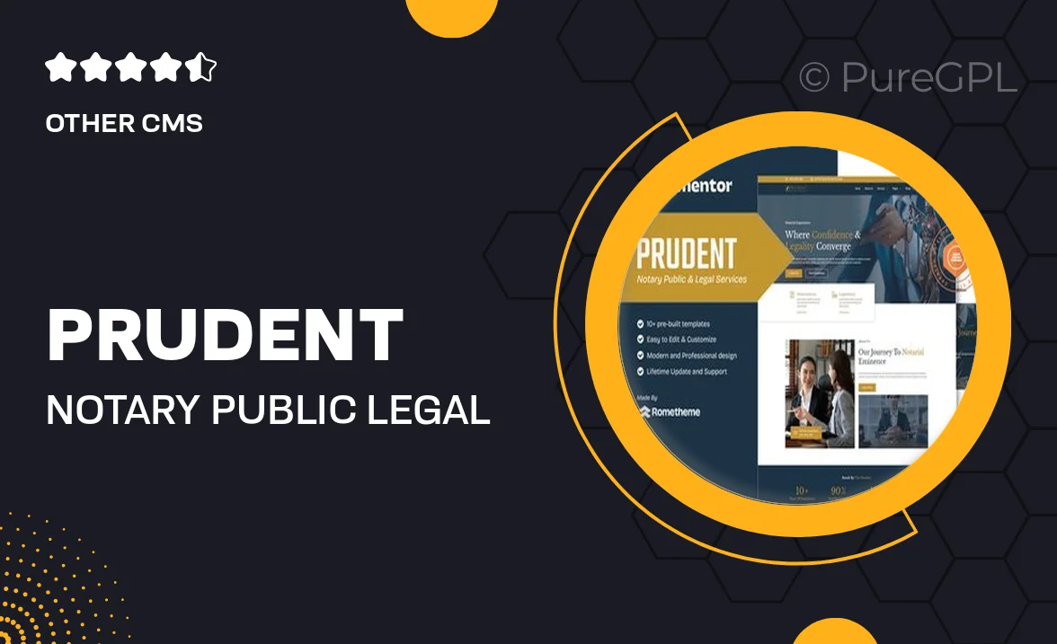 Prudent – Notary Public & Legal Services Elementor Template Kit