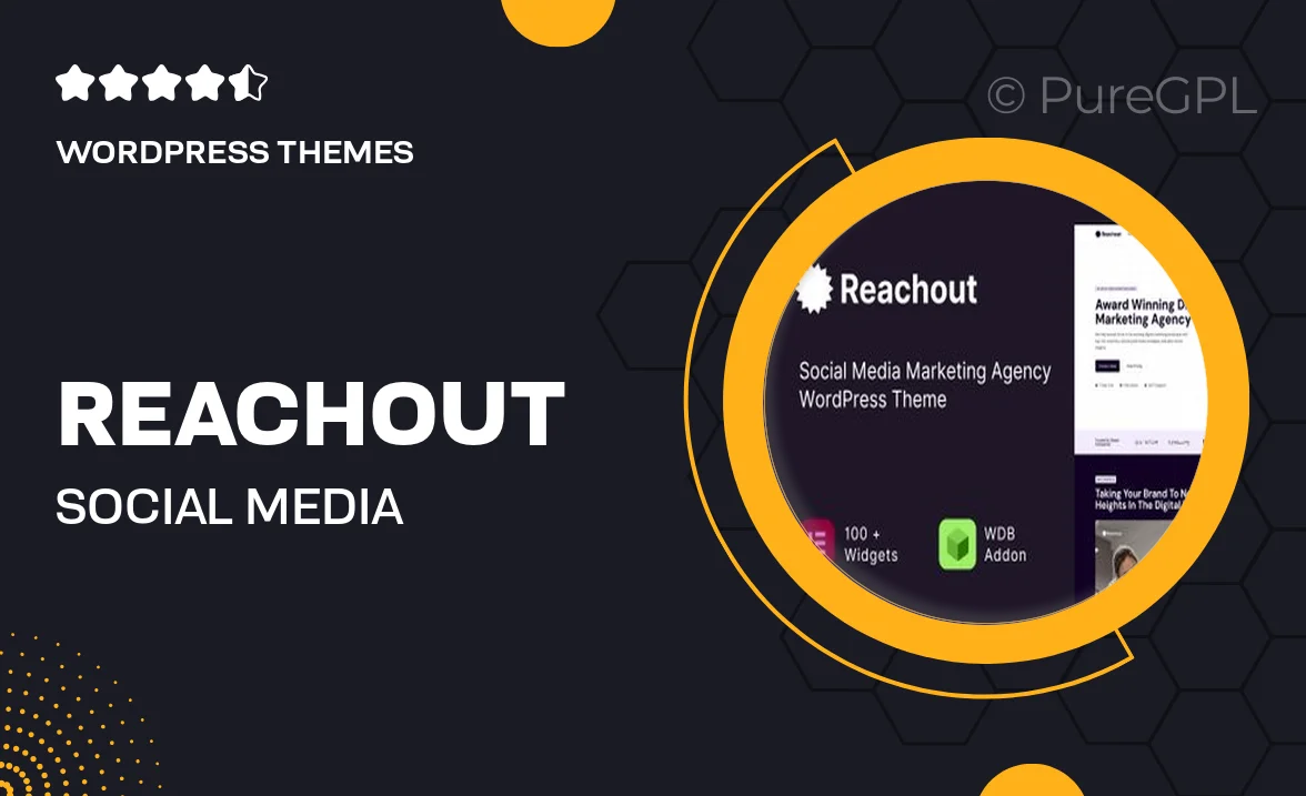 Reachout – Social Media Marketing Agency WordPress Theme