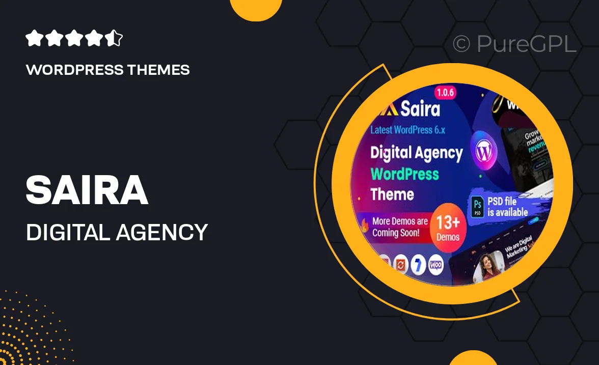 Saira – Digital Agency WordPress