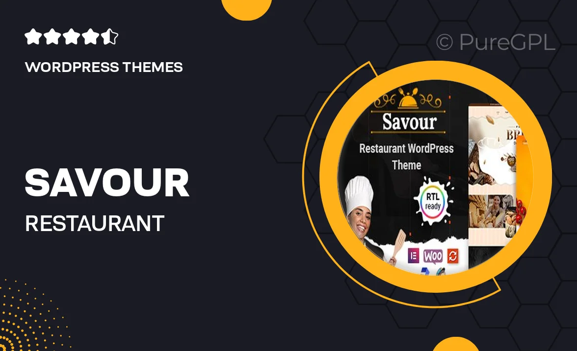 Savour – Restaurant WordPress Theme