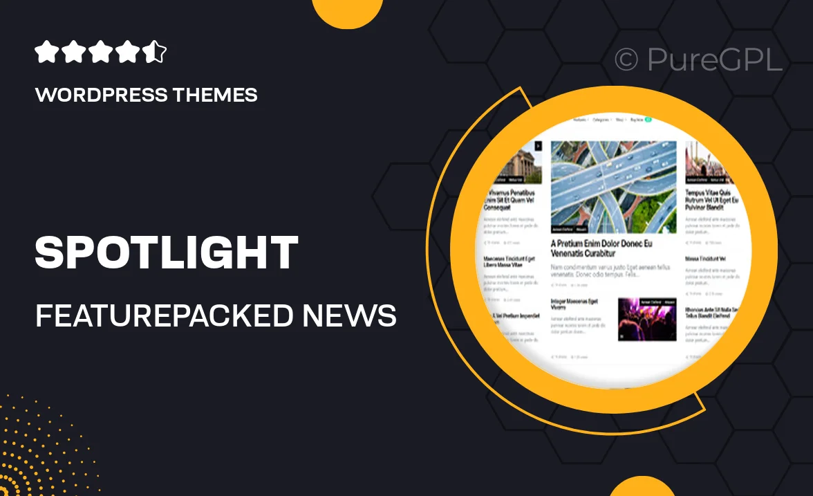 Spotlight – Feature-Packed News & Magazine WordPress Theme