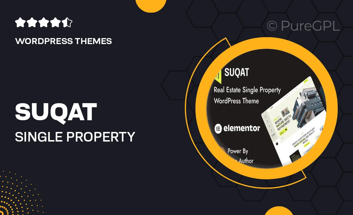 Suqat – Single Property WordPress Theme