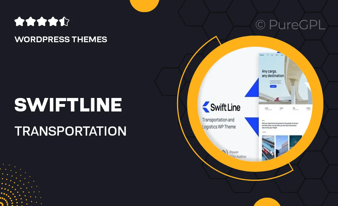 SwiftLine – Transportation Logistics WordPress Theme