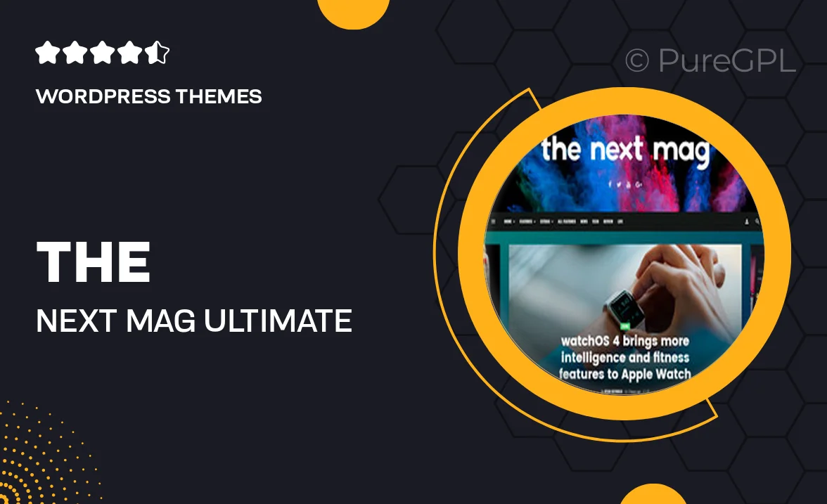 The Next Mag- Ultimate Magazine WordPress Theme