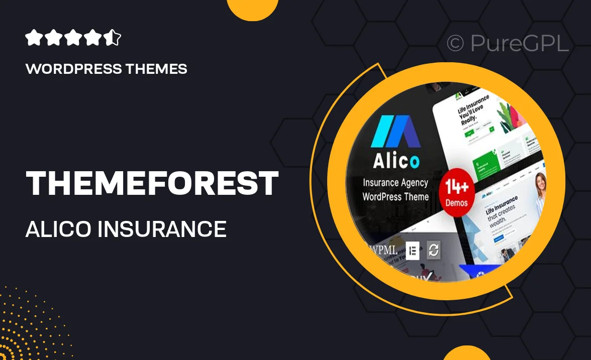 Themeforest | Alico – Insurance WordPress