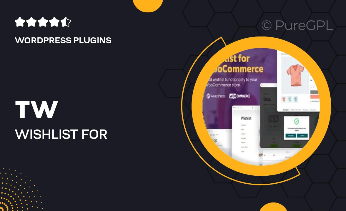 TW Wishlist for WooCommerce – Save Your Favorite Products for Future Purchases