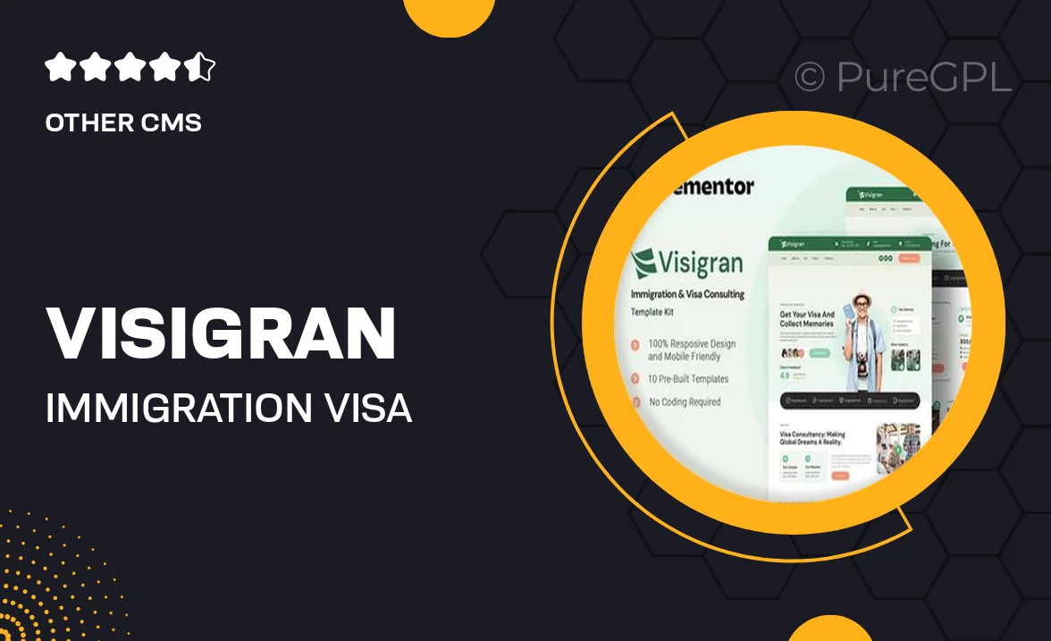 Visigran – Immigration & Visa Consulting Elementor Template Kit