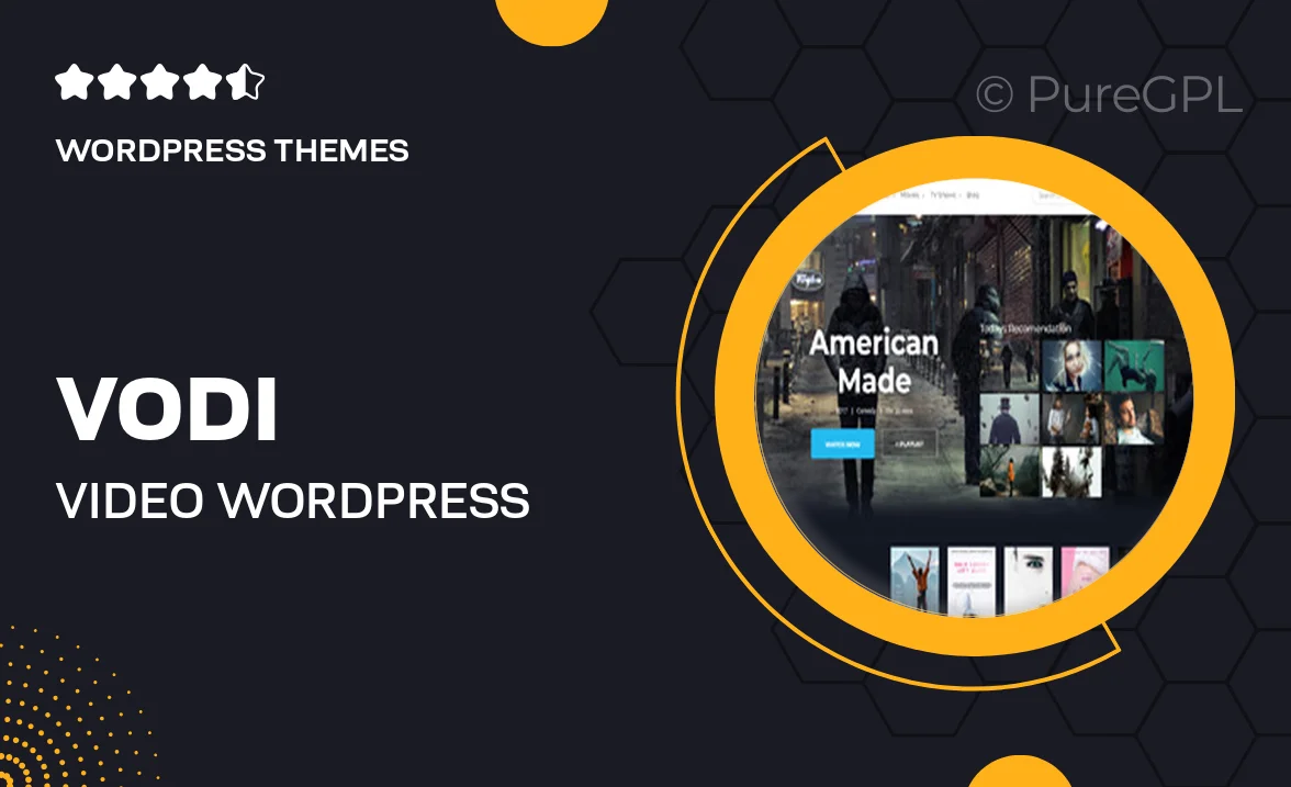 Vodi – Video WordPress Theme for Movies & TV Shows