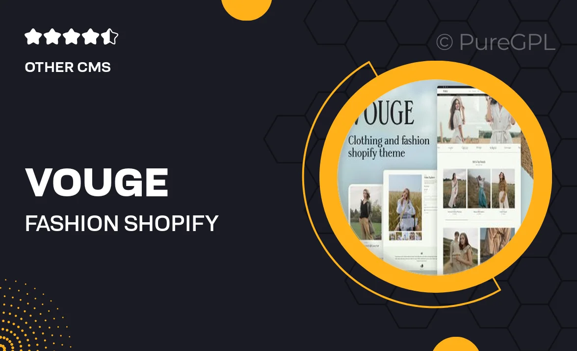 Vouge | Fashion Shopify Theme