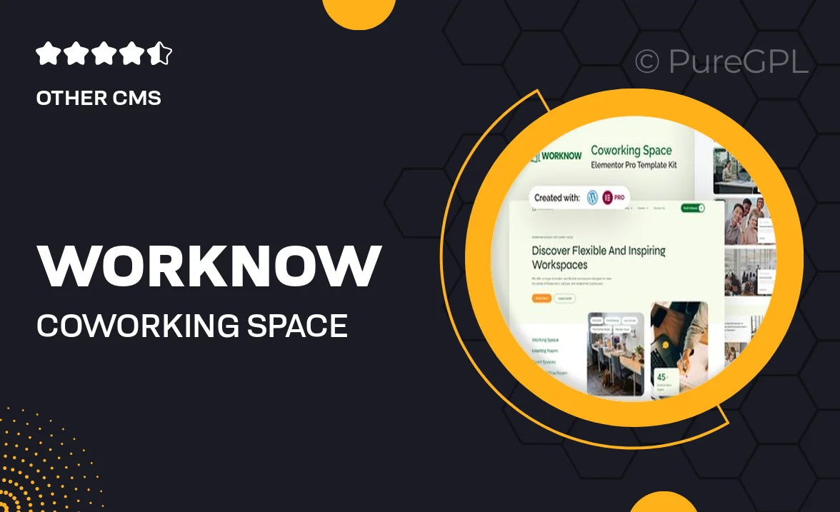 Worknow – Coworking Space Elementor Pro Template Kit