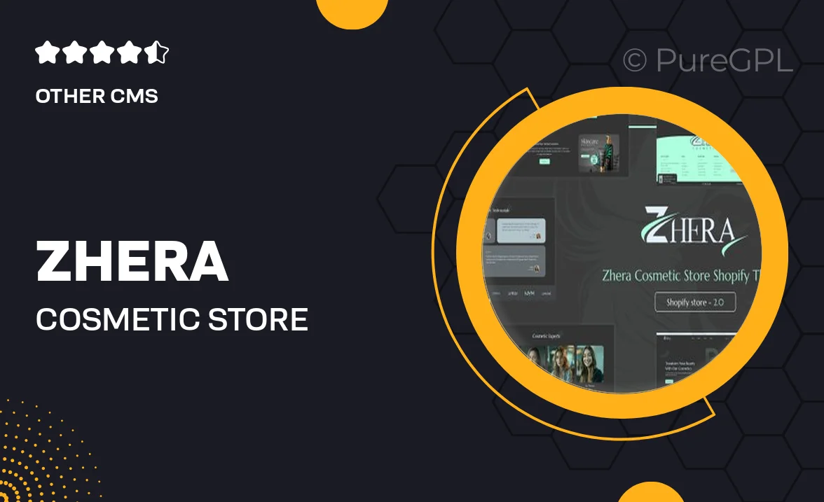 Zhera – Cosmetic Store Shopify Theme