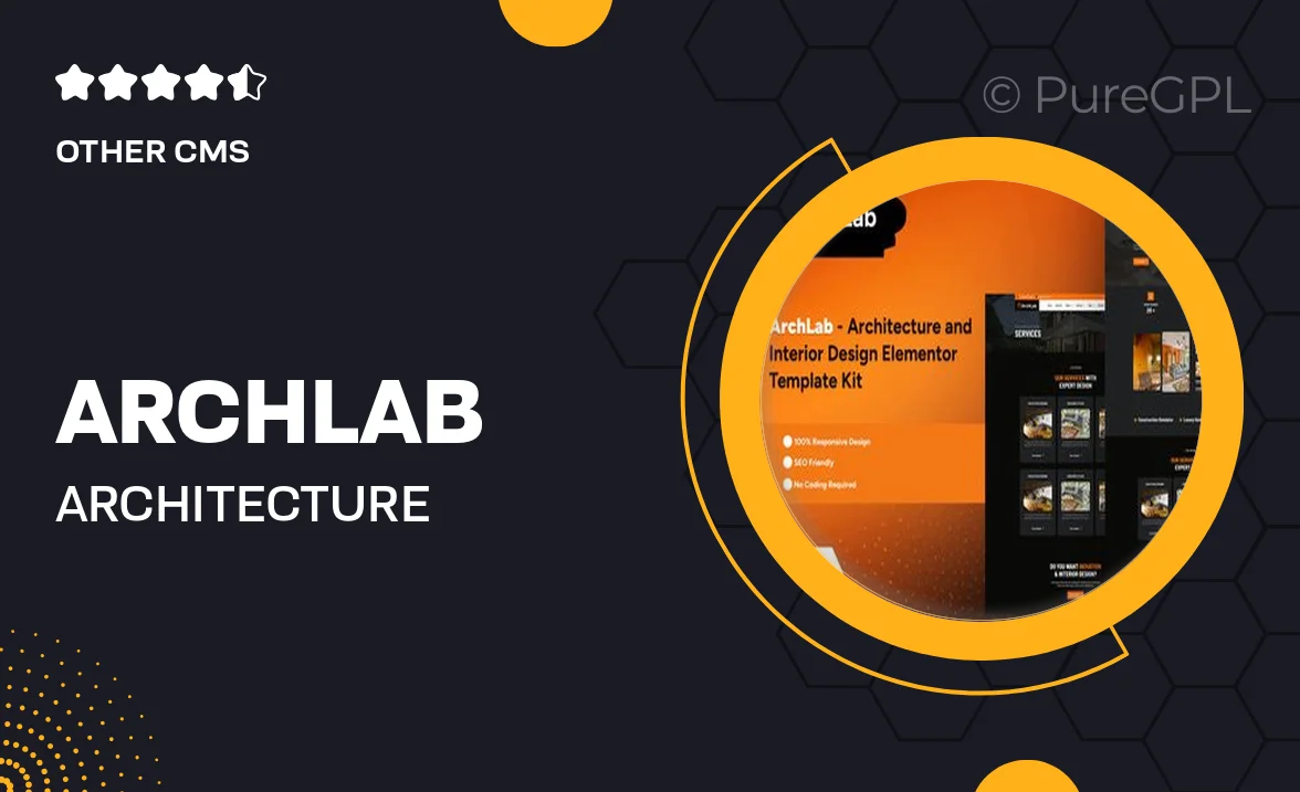 ArchLab – Architecture & Interior Design Elementor Pro Template Kit