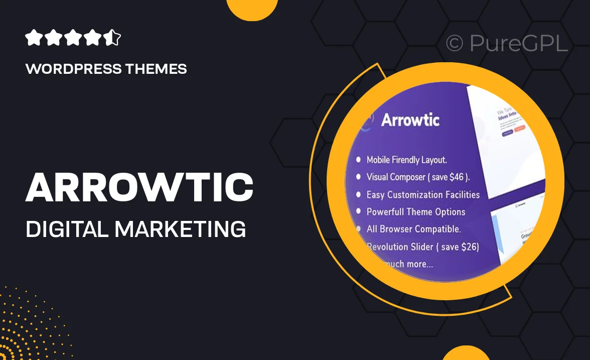 Arrowtic – Digital Marketing Agency WordPress Theme